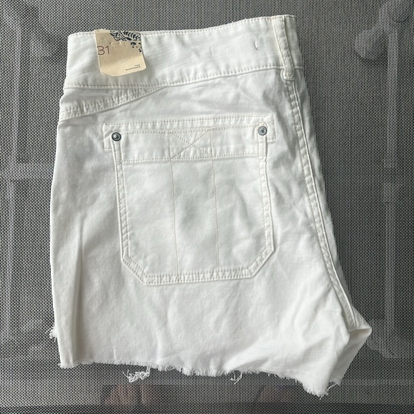 NWT Pilcro The Wanderer Low-Rise Shorts Beige - Picture 9 of 16